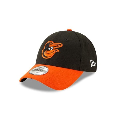 Black Baltimore Orioles Hat - New Era MLB The League 9FORTY Adjustable Caps USA4509768